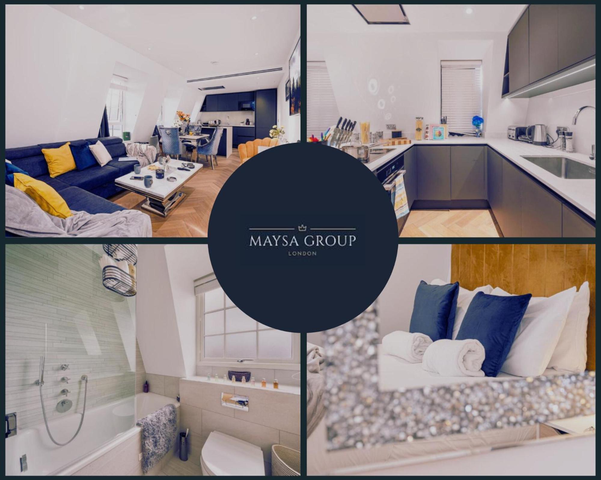 Stunning 1-Bedroom Penthouse In Marble Arch 72 London Exterior photo